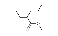 (E,Z) 2-Propyl-2-pentenoic Acid Ethyl Ester Structure