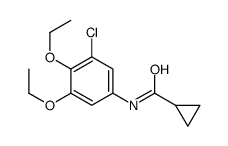 N-(3-chloro-4,5-diethoxyphenyl)cyclopropanecarboxamide Structure