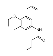 N-(4-ethoxy-3-methyl-5-prop-2-enylphenyl)butanamide结构式