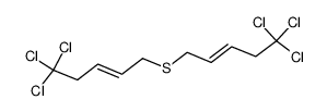 bis-(5,5,5-trichloro-pent-2-enyl)-sulfane结构式