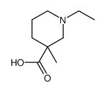 1-ethyl-3-methyl-piperidine-3-carboxylic acid Structure