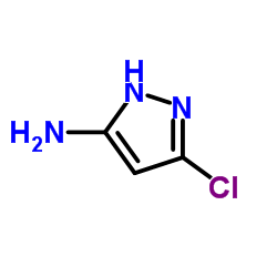 5-氯-1H-吡唑-3-胺结构式