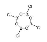 1,3,5,7,2,4,6,8-Tetroxatetraborocane, 2,4,6,8-tetrachloro结构式
