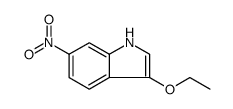 1H-Indole, 3-ethoxy-6-nitro结构式