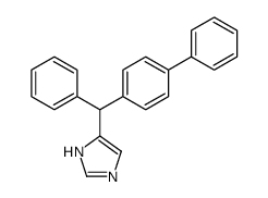 5-[phenyl-(4-phenylphenyl)methyl]-1H-imidazole结构式