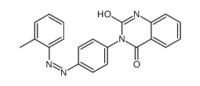 3-[4-[(2-methylphenyl)diazenyl]phenyl]-1H-quinazoline-2,4-dione Structure