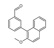3-(2-methoxynaphthalen-1-yl)benzaldehyde Structure