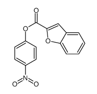 (4-nitrophenyl) 1-benzofuran-2-carboxylate结构式
