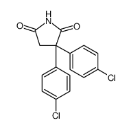 3,3-BIS(4-CHLOROPHENYL)PYRROLIDINE-2,5-DIONE结构式
