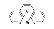 (Z)-1,2-di(2-bromopyridin-3-yl)ethene结构式