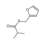 S-(furan-2-ylmethyl) 2-methylpropanethioate Structure