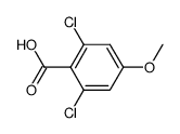 2,6-dichloro-4-methoxybenzoic acid Structure