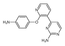 4-(2-(4-aminophenoxy)pyridin-3-yl)pyrimidin-2-amine结构式