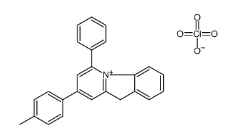 8-(4-methylphenyl)-6-phenyl-10H-pyrido[1,2-a]indol-5-ium,perchlorate Structure