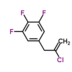5-(2-Chloro-2-propen-1-yl)-1,2,3-trifluorobenzene Structure