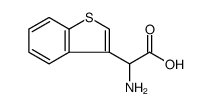 Benzo[b]thiophene-3-acetic acid, α-amino结构式