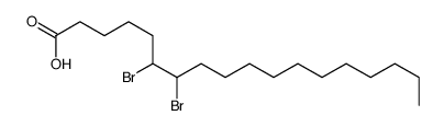 6,7-dibromostearic acid Structure