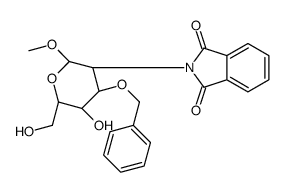 2-[(2R,3R,4R,5S,6R)-5-hydroxy-6-(hydroxymethyl)-2-methoxy-4-phenylmethoxyoxan-3-yl]isoindole-1,3-dione Structure