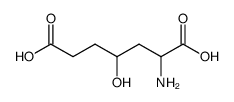 2-amino-4-hydroxy-heptanedioic acid结构式