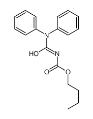 butyl N-(diphenylcarbamoyl)carbamate结构式