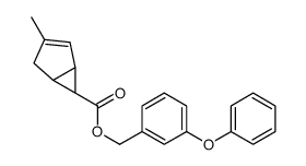 (3-phenoxyphenyl)methyl (1R,5R,6S)-3-methylbicyclo[3.1.0]hex-2-ene-6-carboxylate Structure