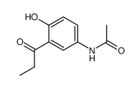 1-(5-acetylamino-2-hydroxy-phenyl)-propan-1-one结构式