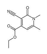 ethyl 3-cyano-1,6-dimethyl-1,2-dihydro-2-oxo-pyridine carboxylate Structure