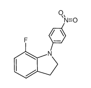 7-fluoro-1-(4-nitrophenyl)indoline Structure
