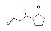 3-(2-oxo-cyclopentyl)-butyraldehyde Structure