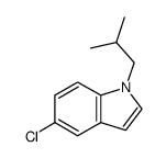 5-chloro-1-(2-methylpropyl)-1H-indole Structure