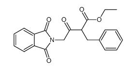 2-benzyl-3-oxo-4-phthalimido-butyric acid ethyl ester结构式