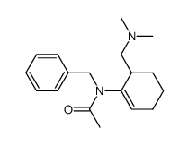 N-benzyl-N-<6-(dimethylaminomethyl)-1-cyclohexenyl>acetamide结构式