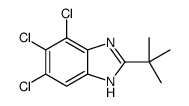 2-tert-butyl-4,5,6-trichloro-1H-benzimidazole Structure