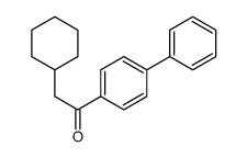 2-cyclohexyl-1-(4-phenylphenyl)ethanone Structure