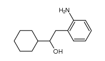 1-cyclohexyl-2-(o-aminophenyl)ethanol Structure