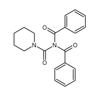 N,N-dibenzoylpiperidine-1-carboxamide Structure