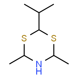 4,6-dimethyl-2-(1-methyl ethyl) dihydro-1,3,5-dithiazine picture