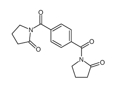 1-[4-(2-oxopyrrolidine-1-carbonyl)benzoyl]pyrrolidin-2-one结构式