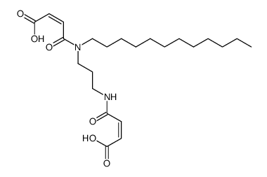 N-dodecyl-N,N'-propanediyl bis-maleamic acid Structure