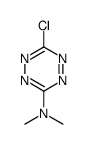 6-chloro-N,N-dimethyl-1,2,4,5-tetrazin-3-amine Structure