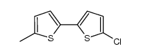 5'-chloro-5-methyl-2,2'-bithiophene结构式