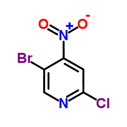 5-Bromo-2-chloro-4-nitropyridine Structure