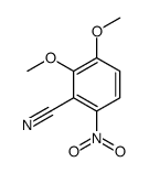 2,3-dimethoxy-6-nitrobenzonitrile结构式