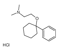 dimethyl-[2-(1-phenylcyclohexyl)oxyethyl]azanium,chloride Structure