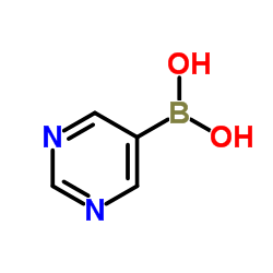 5-Pyrimidinylboronic acid Structure