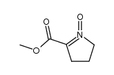 2H-Pyrrole-5-carboxylicacid,3,4-dihydro-,methylester,1-oxide(9CI) Structure