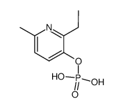 Phosphoric acid mono-(2-ethyl-6-methyl-pyridin-3-yl) ester结构式