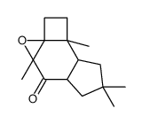 3a,6,6,7b-tetramethyloctahydrocyclobuta[4,5]indeno[5,6-b]oxiren-4(3ah)-one Structure