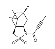 N-(2-butynoyl)bornane-10,2-sultam Structure