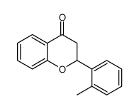 2-(2-methylphenyl)-2,3-dihydrochromen-4-one Structure